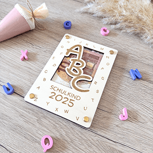 Geldgeschenk einschulung Motiv ABC