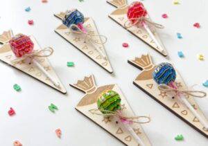 Schultüte Geschenk Einschulung Lolli oder Geldschein